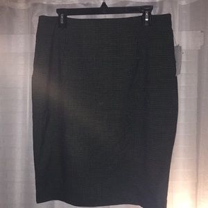 Dotted Pencil Skirt